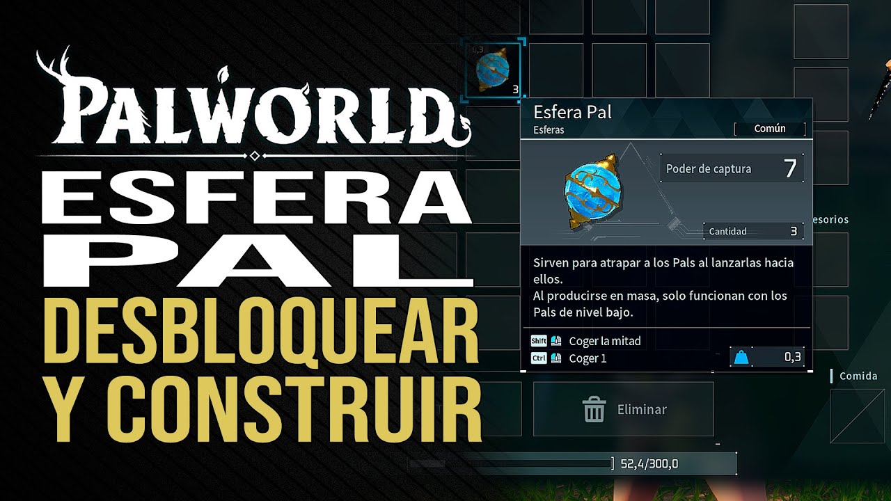Palworld - Esfera Pal - Cómo desbloquear y construir - YouTube
