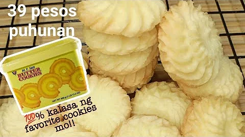 3 ingredients Butter Cookies/How to make butter co...