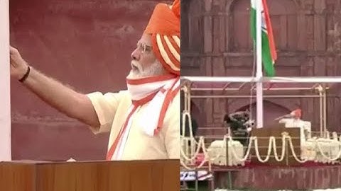 Watch: PM Narendra Modi hoists national flag on the occasion of 74th Independence Day