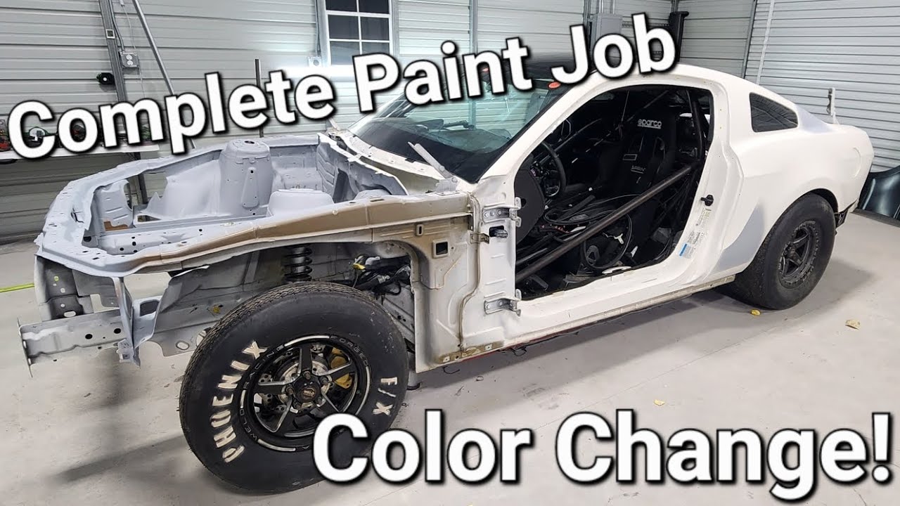 S197 Mustang Drag Car Prep for Paint YouTube