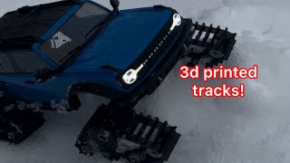 3d printed tracks for Trx4m review and run