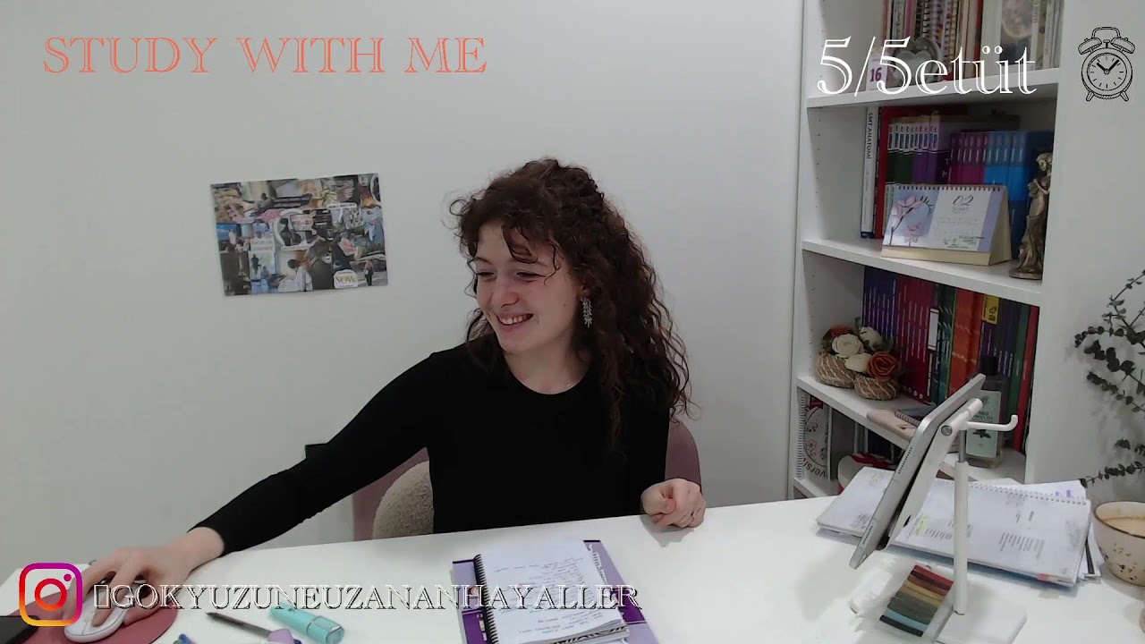 RAMAZAN BOYUNCA 8 SAAT BİRLİKTE DERS ÇALIŞIYORUZ // STUDY WİTH ME 8 HOURS