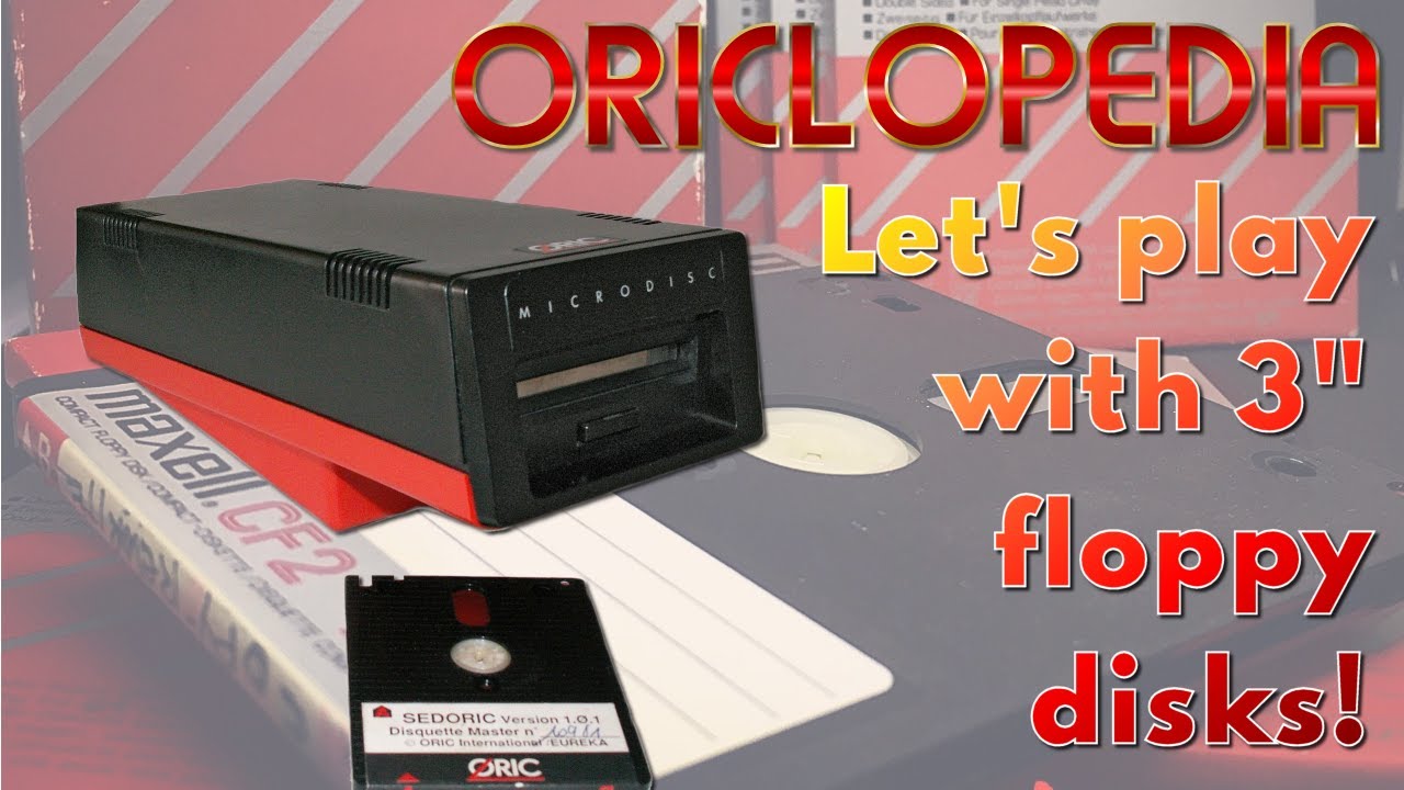 Oriclopedia: Let's play with real 3" floppy disks (Microdisc + Greaseweazle)