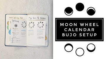 New Bullet Journal Set Up + Make Your Own Yearly Lunar Calendar 🌙