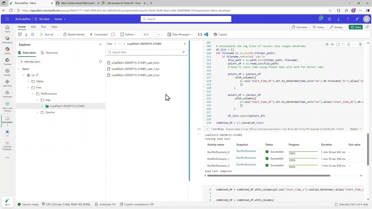Fabric Load Test Tool