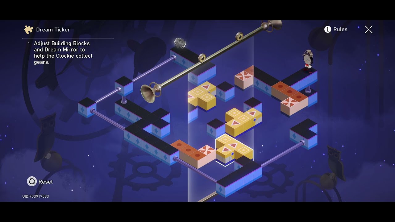 Penacony Gang Ticker Dream Ticker Clock Puzzle in Dream of Gnawing Oak Map 