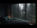 Rain sound for sleep on window  soft rain for sleep study and relaxation  music therapy doryst