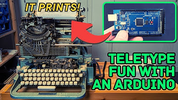 Printing on a Teletype using an Arduino