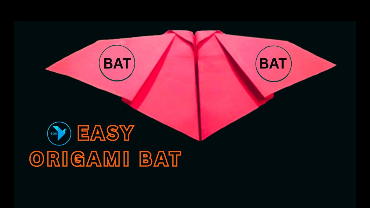 Make a Paper Bat That Flies Like Real 🦇 | Shakil Origami School
