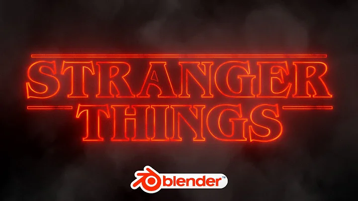 Blender - Stranger Things Intro Animation in Eevee