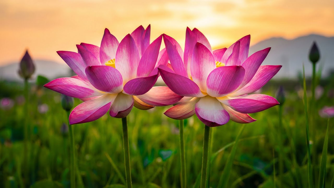 Flowers Serenity 🪷 Soft Nature Sounds for Deep Relaxation & Peaceful Sleep