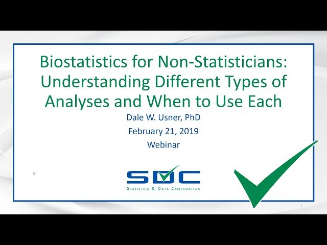 Biostatistics for Non-Statisticians: Understanding Different Types