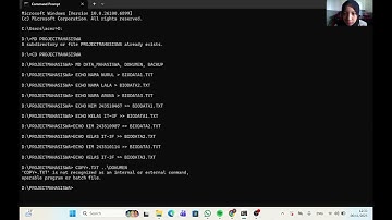 Tugas 1 Pratikum Sistem Operasi - Penggunaan Dasar CMD & Powershell