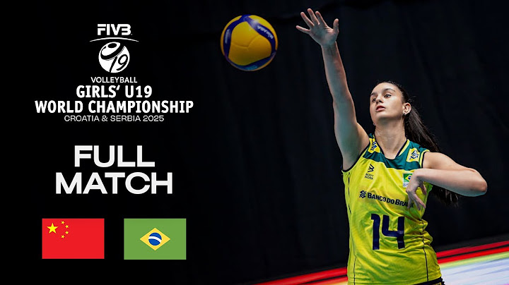 China vs. Brazil - Playoffs | Girls' U19 World Champs 2025 - Full Match