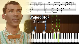 Stromae - Papaoutai - Accurate Piano Tutorial with Sheet Music Resimi