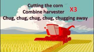 Big Red Combine Harvester