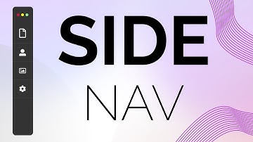 Animated Side Navigation In Pure HTML CSS