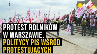 Protest rolników w Warszawie. Jesteśmy na miejscu