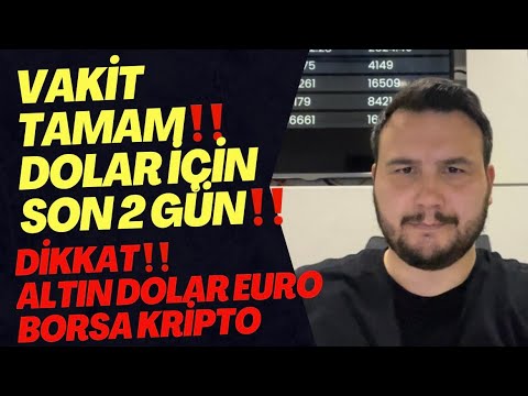 UYARIYORUM‼️Dolar İçin Son 2 Gün Dikkat‼️Altın Yorumları.Borsa Yorumları.Dolar Yorumları.Gümüş.ons