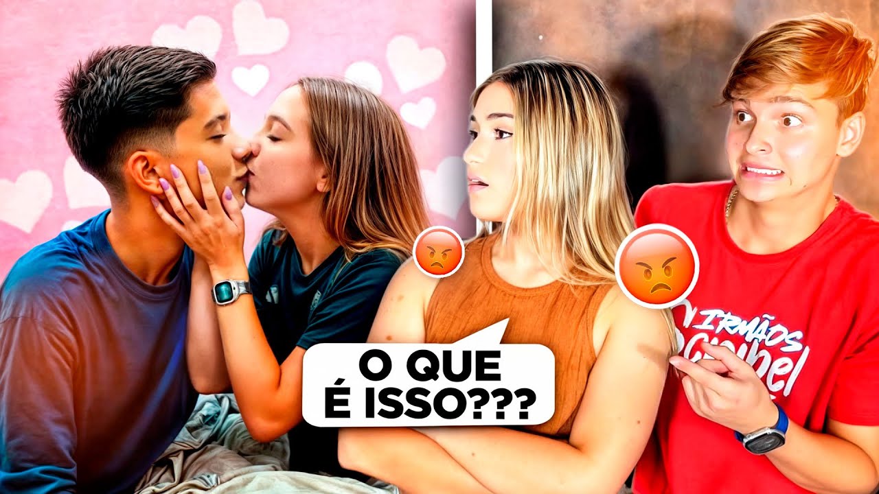 MELLACE BEIJOU A SOFIA CALIANO NA FRENTE DA CRUSH! •Irmãos Scribel•