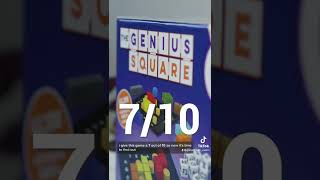 I give genius square a 7/10! Follow for more board game reviews!