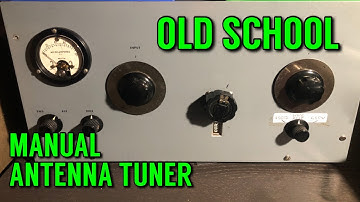 Homemade Manual Antenna Tuner.