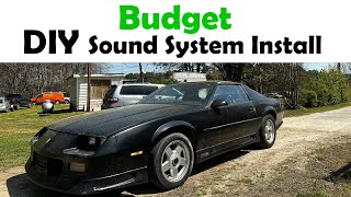 Installing a Budget-Friendly Sound System in a 3rd Gen Camaro