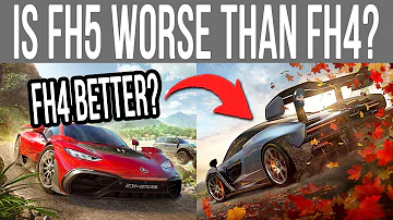 Co je lepší Forza Horizon 5 nebo 4?