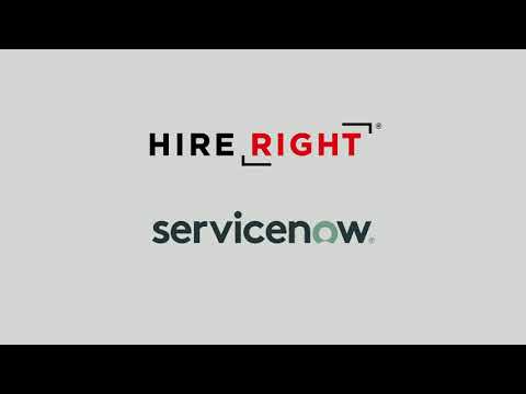 ServiceNow® HR Service Delivery - HireRight Partner Integrations & Solutions