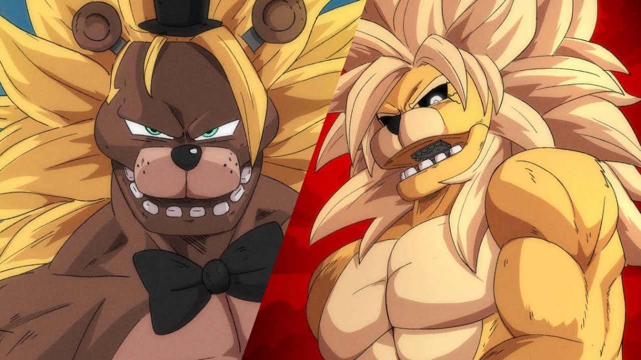 Freddy Fazbear Super Saiyan 3 & 4 - Timelapse