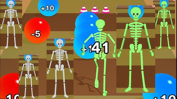 Skeleton Run #subscribe #gameoftheday #merge #newgame #number #puzzle #asmr #2048