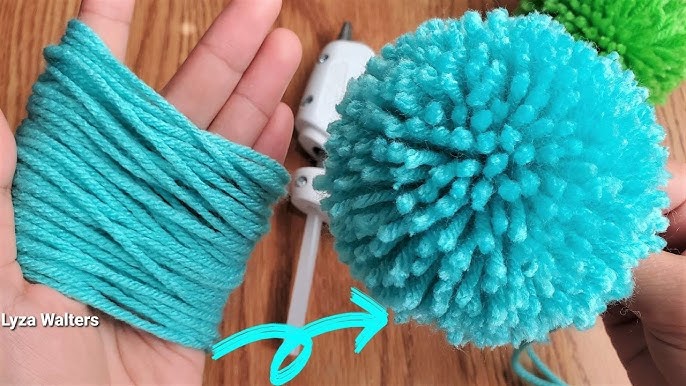 How to make Easy DIY Pom Poms for Hats 