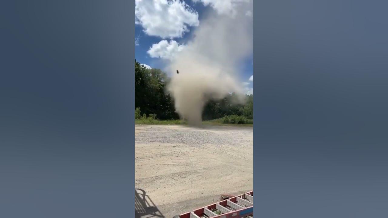 Person Witness Huge Dust Devil Formation on Windy Day - 1341111 - YouTube