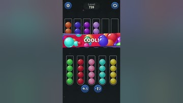 Ball Sort by Infinite Joy (V2): Levels 738, 739, 740