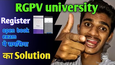 RGPV 2020.Registration Problem solve. कैसे हुई. आपकी हुई.