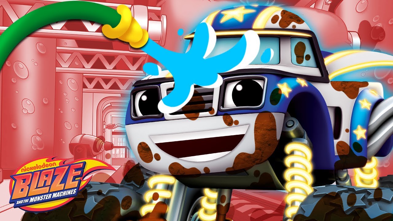 Car Wash Surprise 4 w/ the Monster Machines! Blaze and