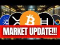 CRYPTO MARKET UPDATE 🚨 | WHAT IS GOING ON WITH THE MARKETS? (BTC, ETH, ICP, ADA, HBAR, XRP)