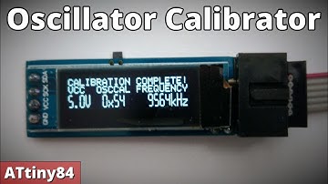 TinyICOC - In-Circuit Oscillator Calibrator - ATtiny84