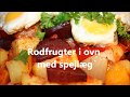 Rodfrugter i ovn