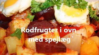 Rodfrugter i ovn