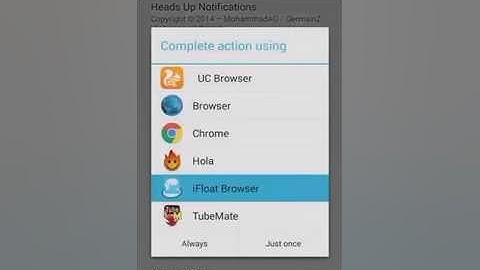 How to enable heads up notification like lollipop