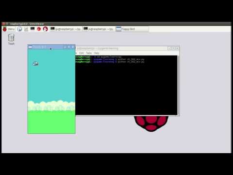 Raspberry Pi B2 and Pygame