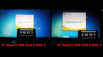 10  Office 2010 Install with Kingston HyperX SSD in Raid 0 at Sata 3 and Sata 2