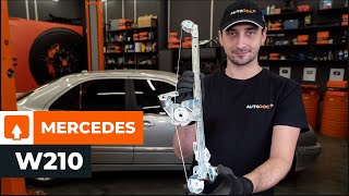 How to change Serpentine belt kit on MERCEDES-BENZ E-CLASS (W210) - online free video