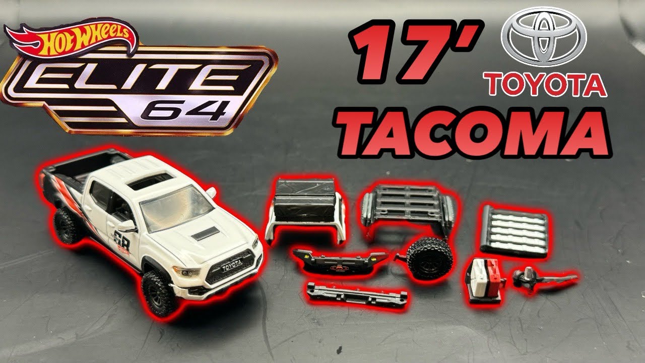 Hot Wheels Elite 64 Mod Shop 2017 Toyota Tacoma - YouTube