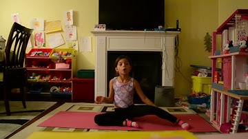 Cheer Stretches - The Middle Splits made easy