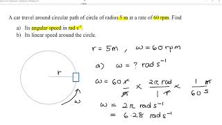 #71 6.1 Circular Motion (Example 2)
