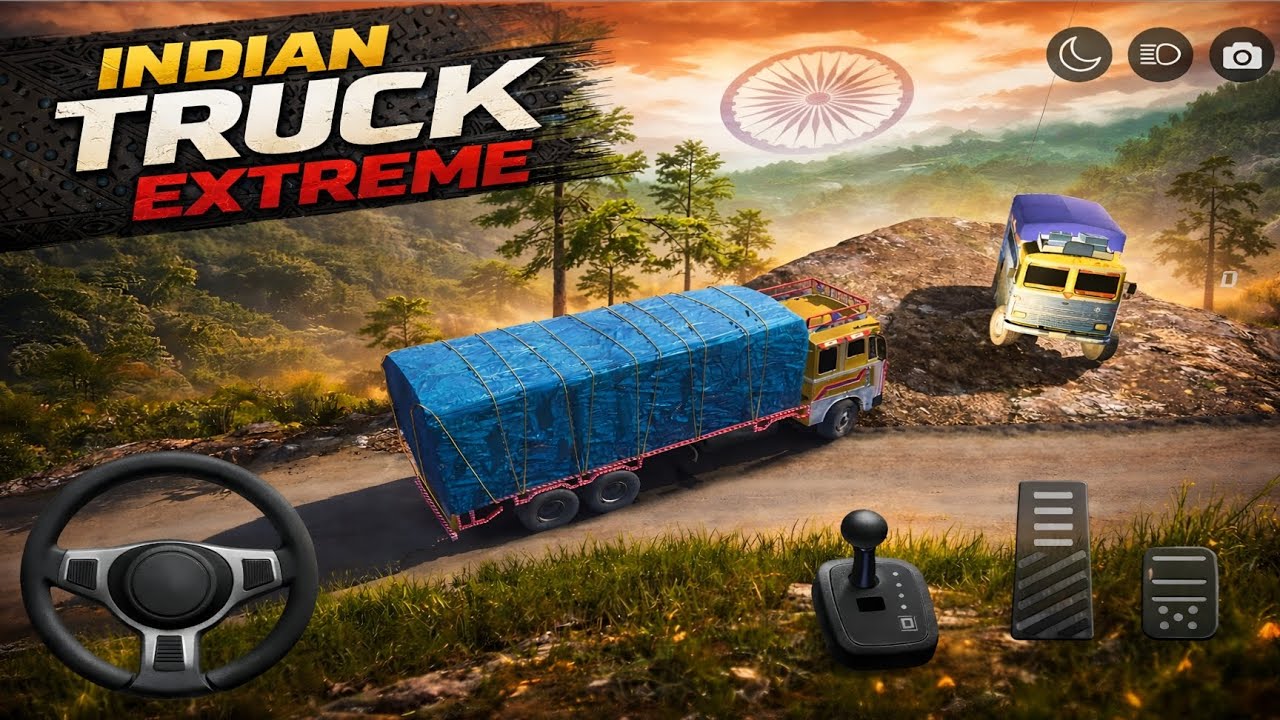 🇮🇳 Realistic Indian Truck Simulator 🚛 | Mobile High Graphics