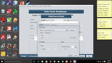 Aplikasi Parkir berbasis netbeans