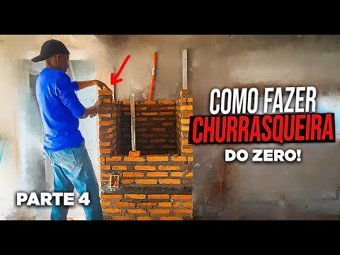 Como fazer churrasqueira passo a passo parte 4
